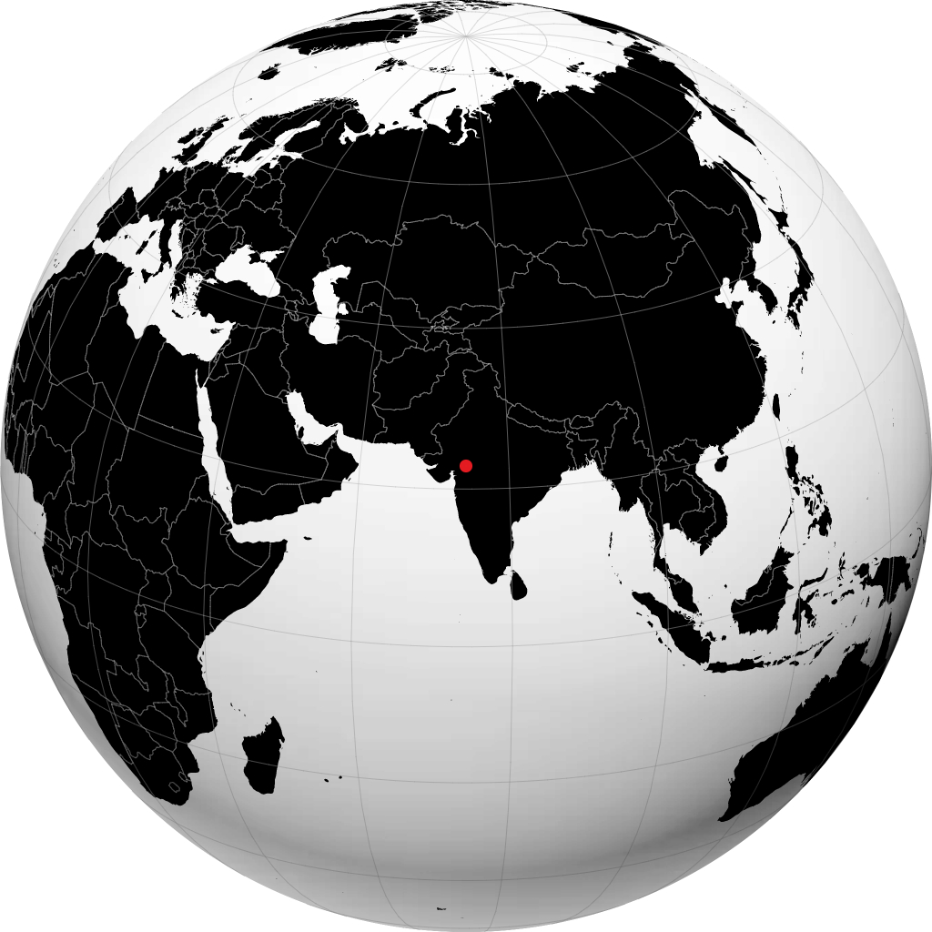 Dahod sur le globe