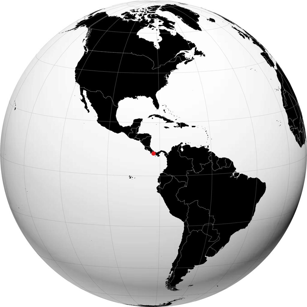 David sur le globe