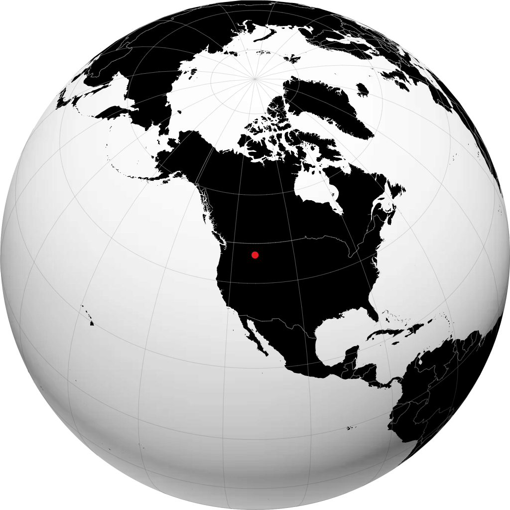Deer Lodge sur le globe