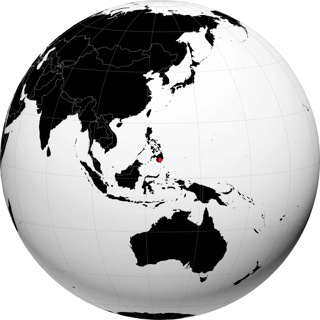 Digos sur le globe