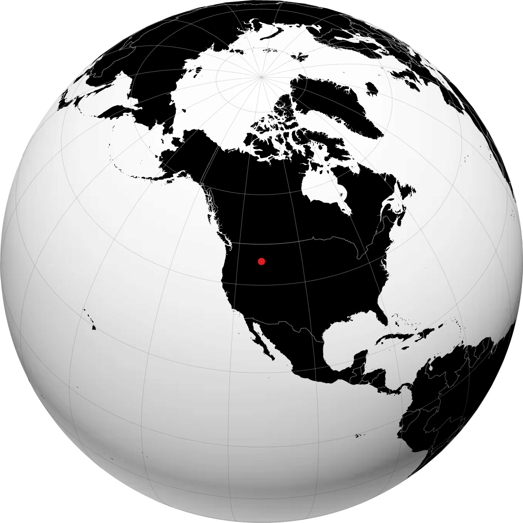 Dillon sur le globe