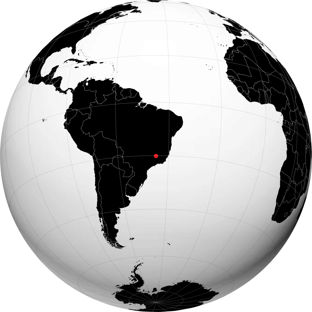 Divinópolis sur le globe
