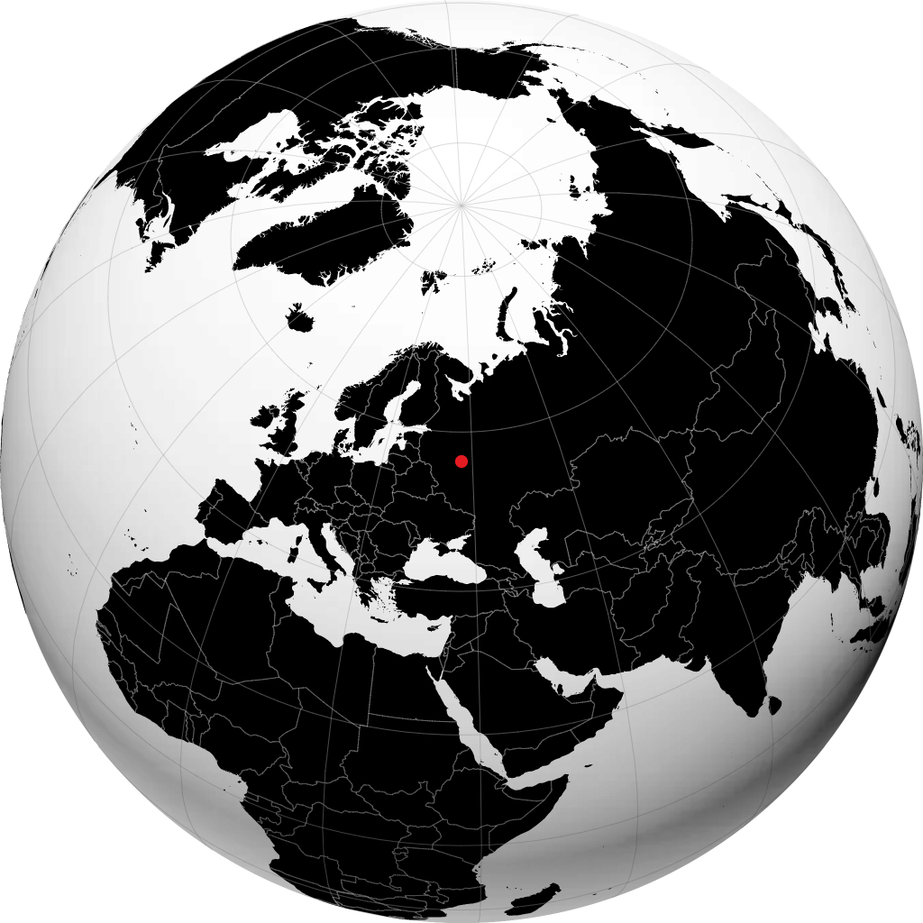Dmitrov sur le globe