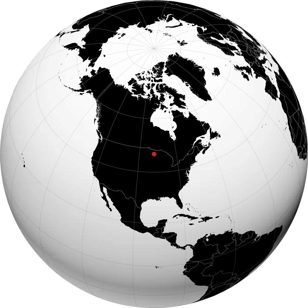 Duluth sur le globe