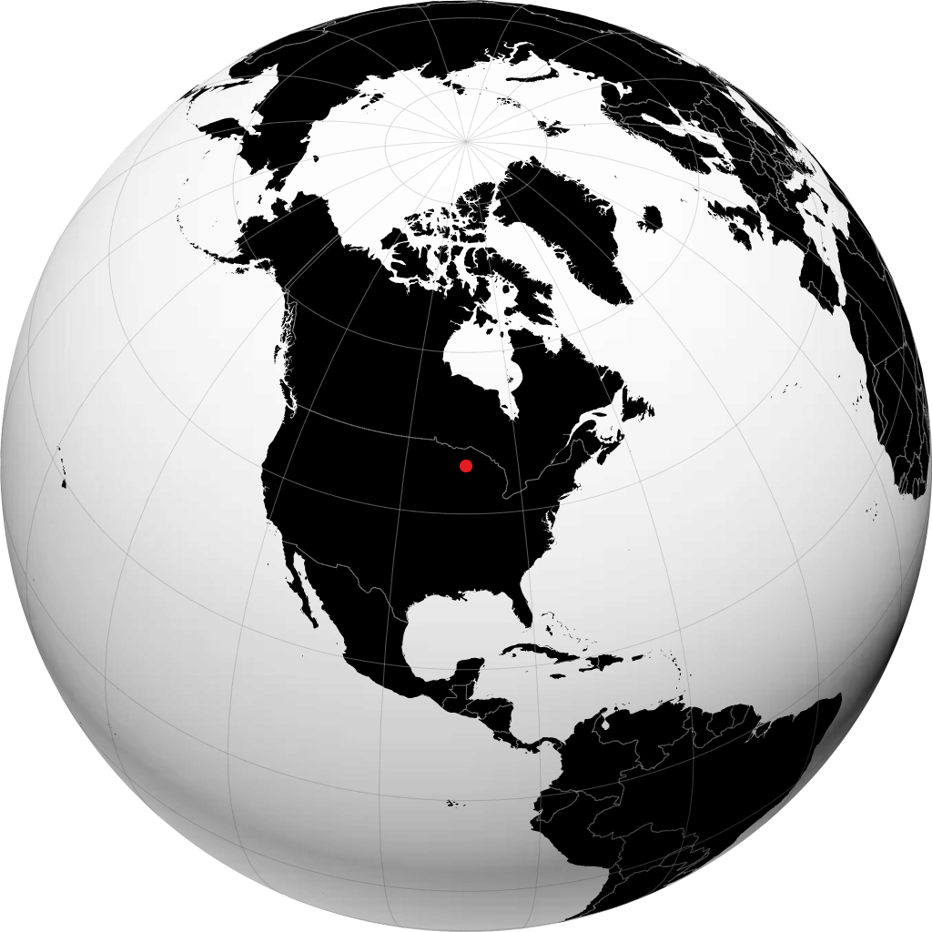 Eagle River sur le globe
