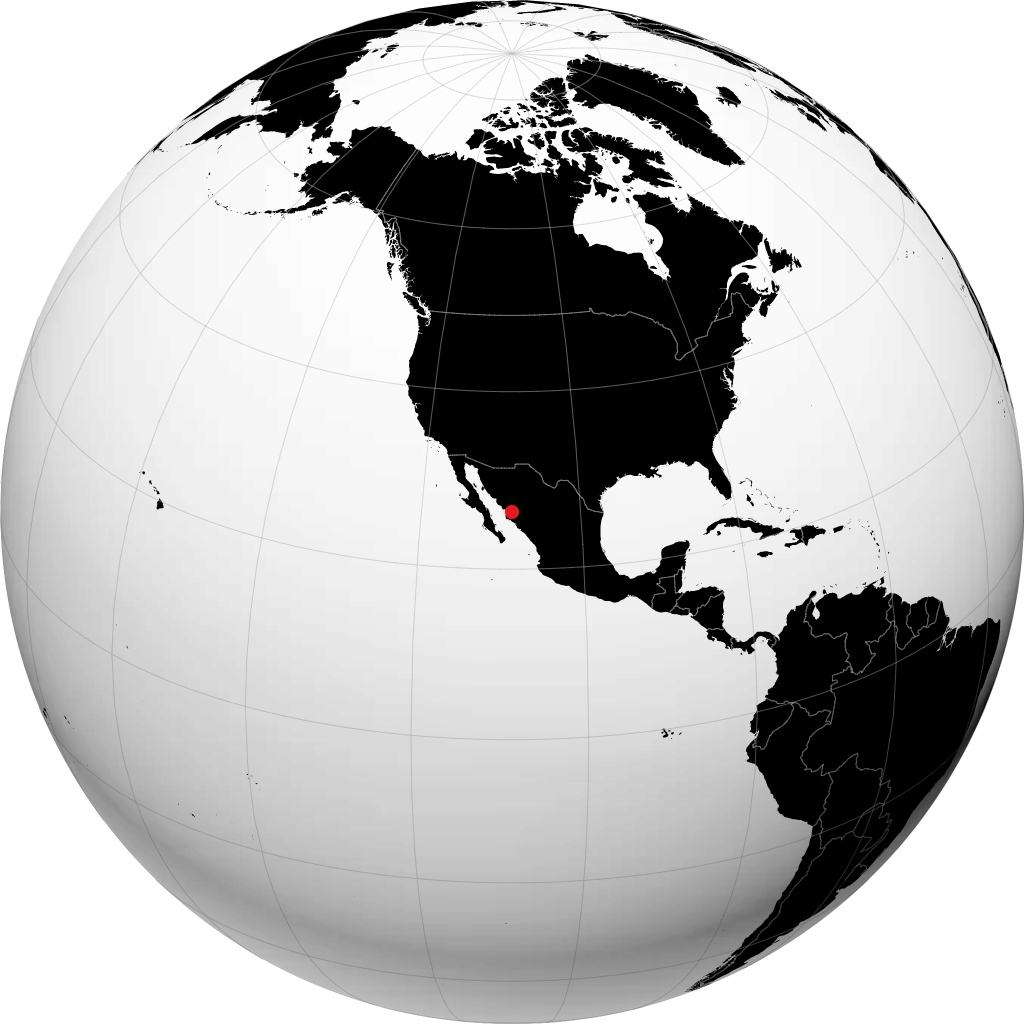 El Fuerte sur le globe