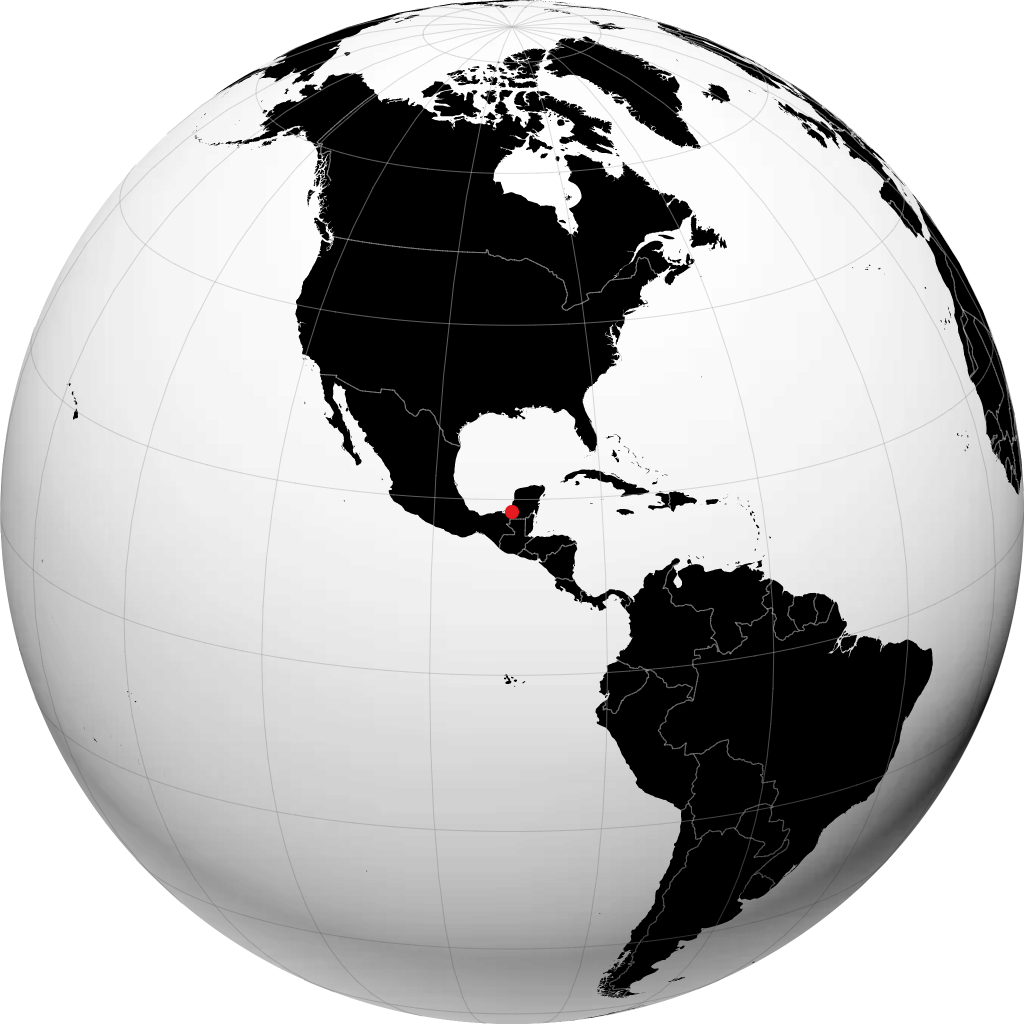 Escárcega sur le globe