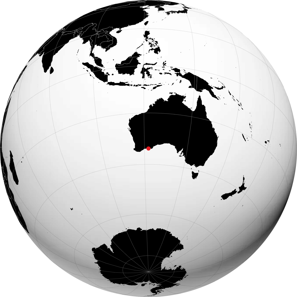 Esperance sur le globe