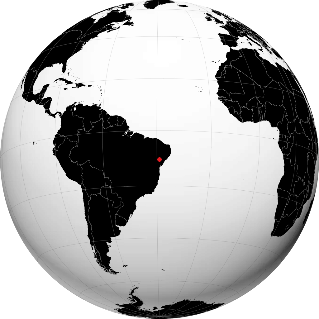 Euclides da Cunha sur le globe