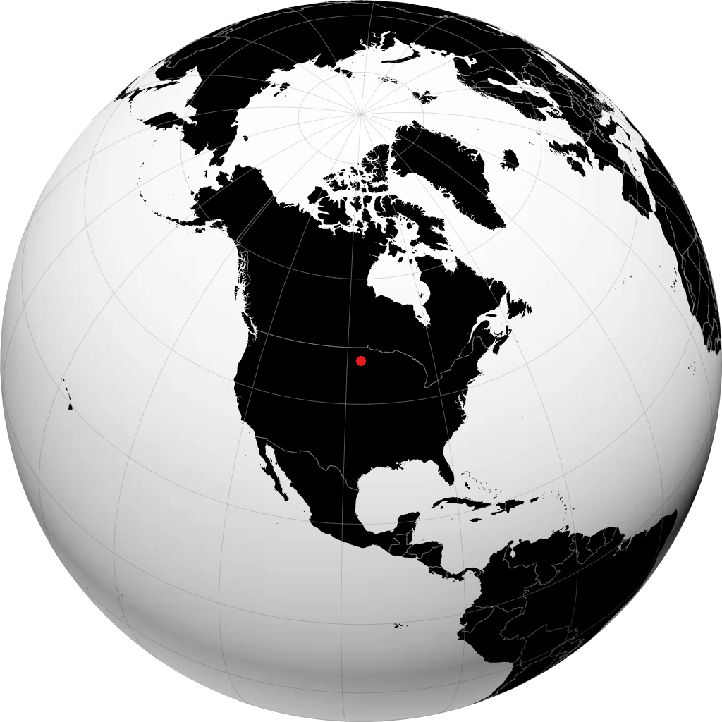 Fargo sur le globe