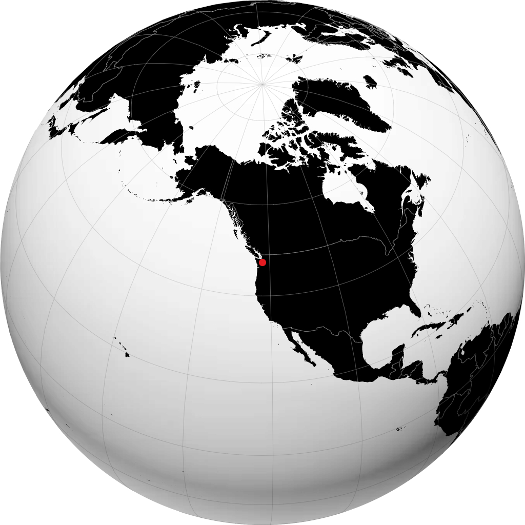Federal Way sur le globe