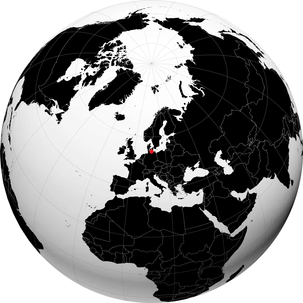 Fehmarn sur le globe