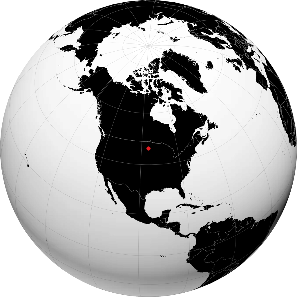 Fergus Falls sur le globe