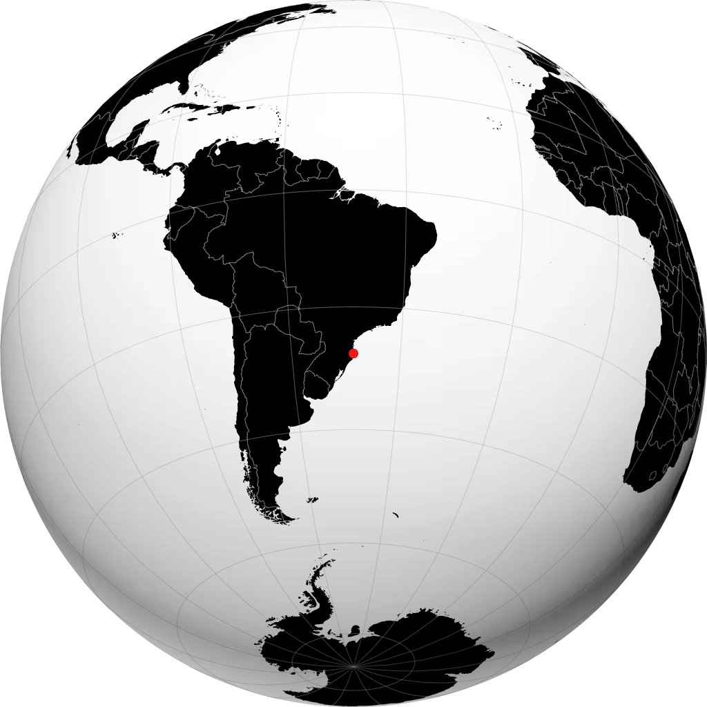 Florianópolis sur le globe