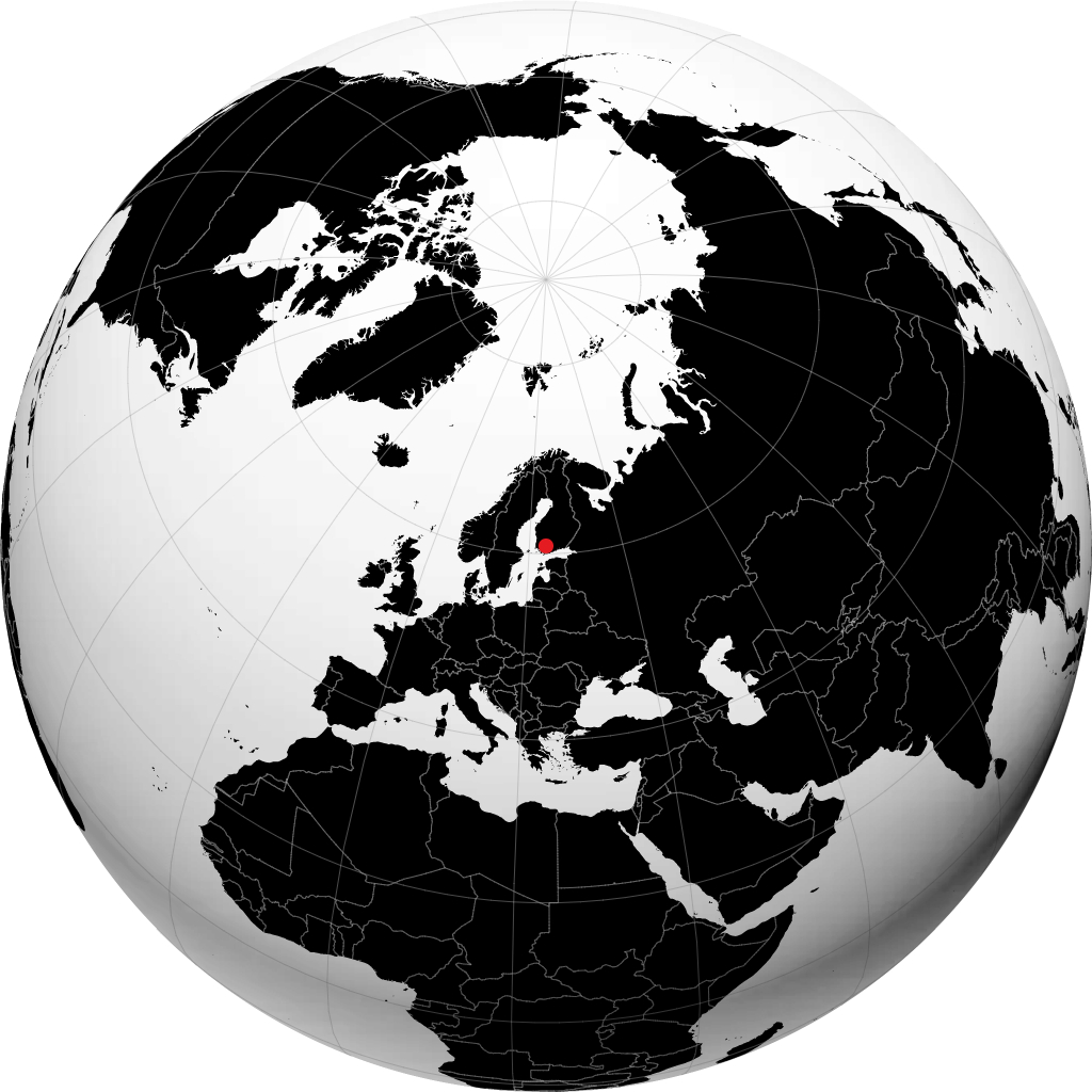 Forssa sur le globe