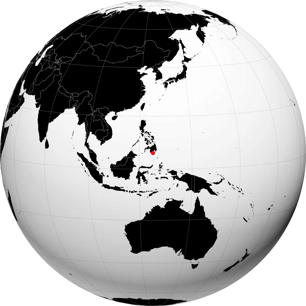 General Santos sur le globe