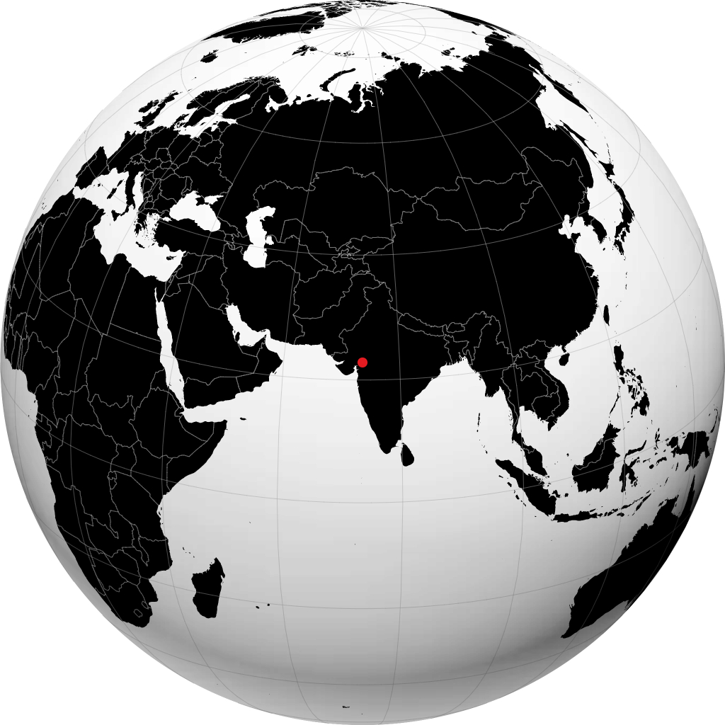 Godhra sur le globe