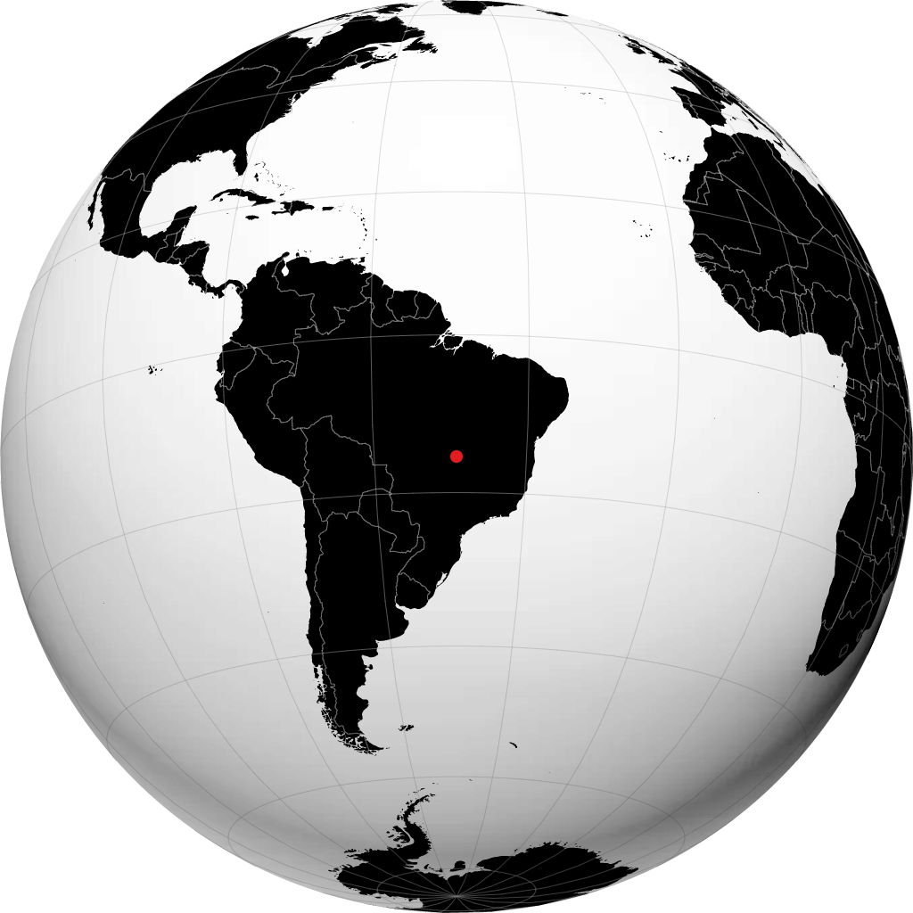 Goianésia sur le globe