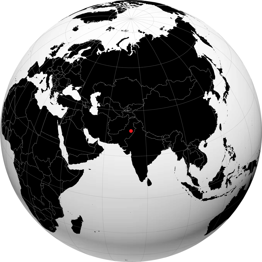 Gojra sur le globe
