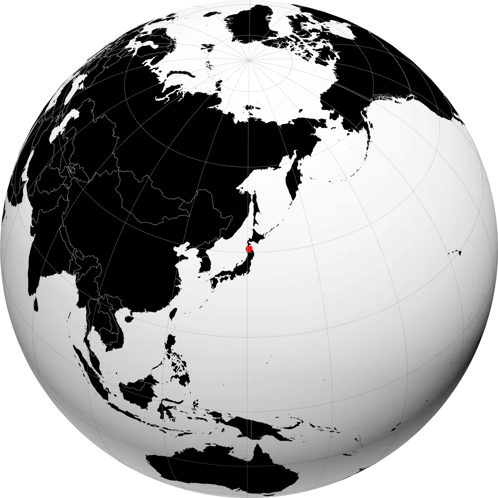 Goshogawara sur le globe