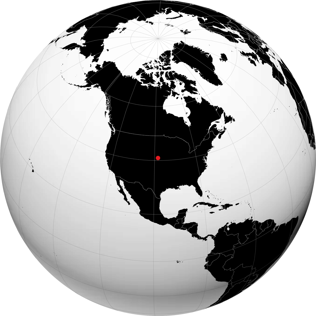Grand Island sur le globe