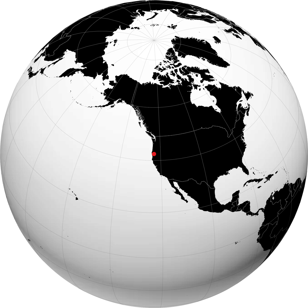 Grants Pass sur le globe