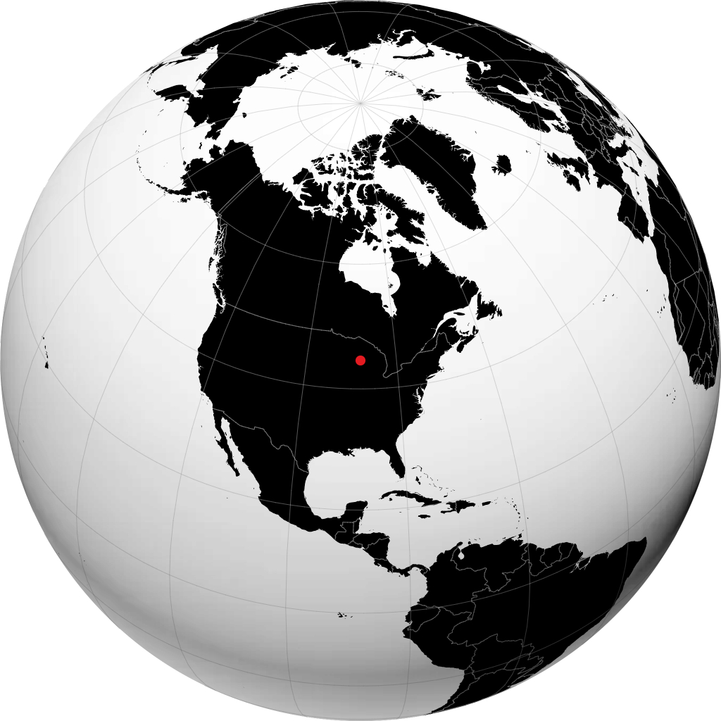 Green Bay sur le globe