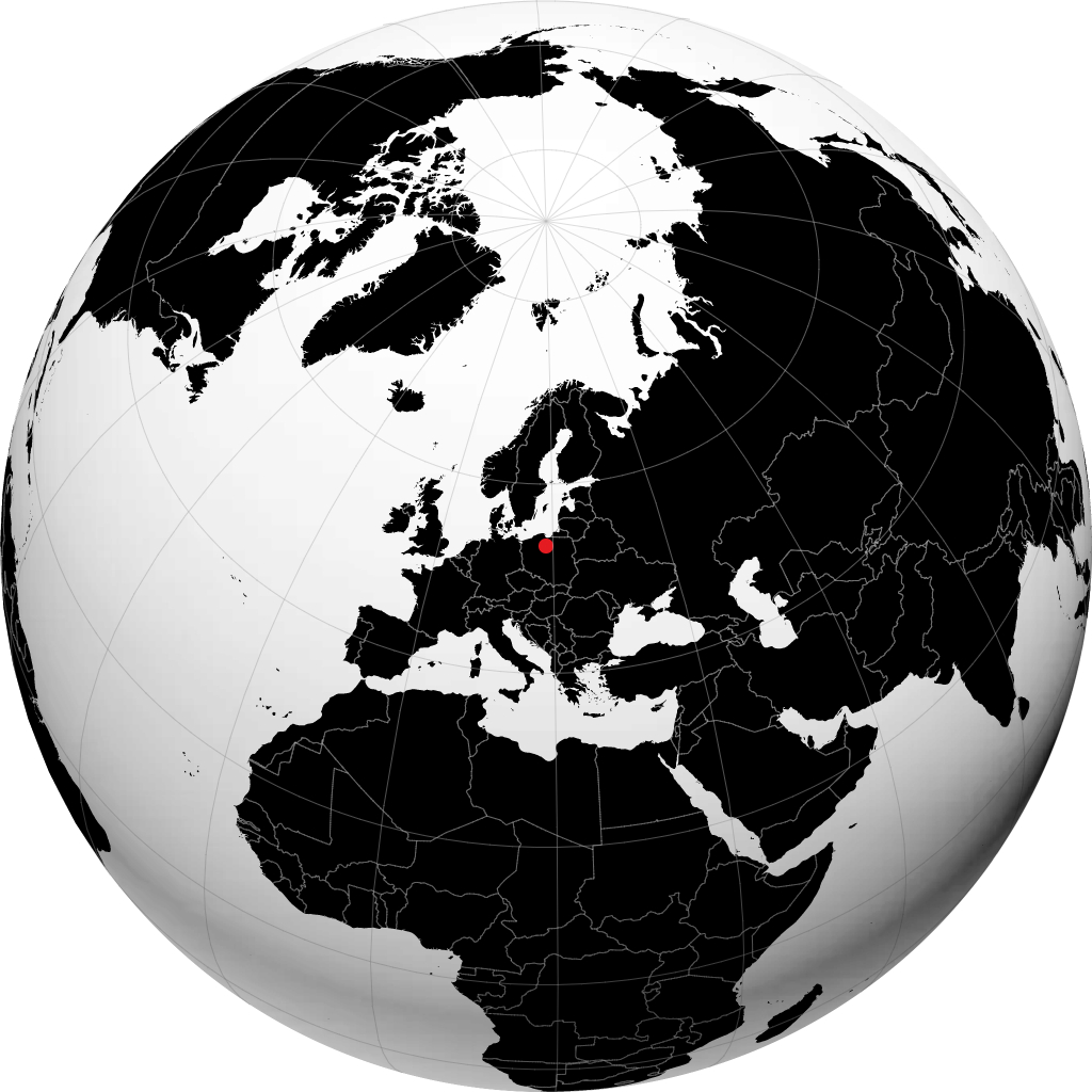 Grudziądz sur le globe
