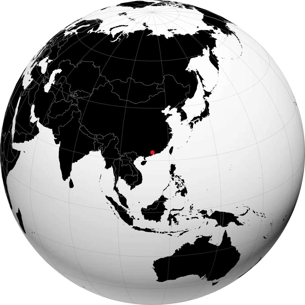 Canton sur le globe
