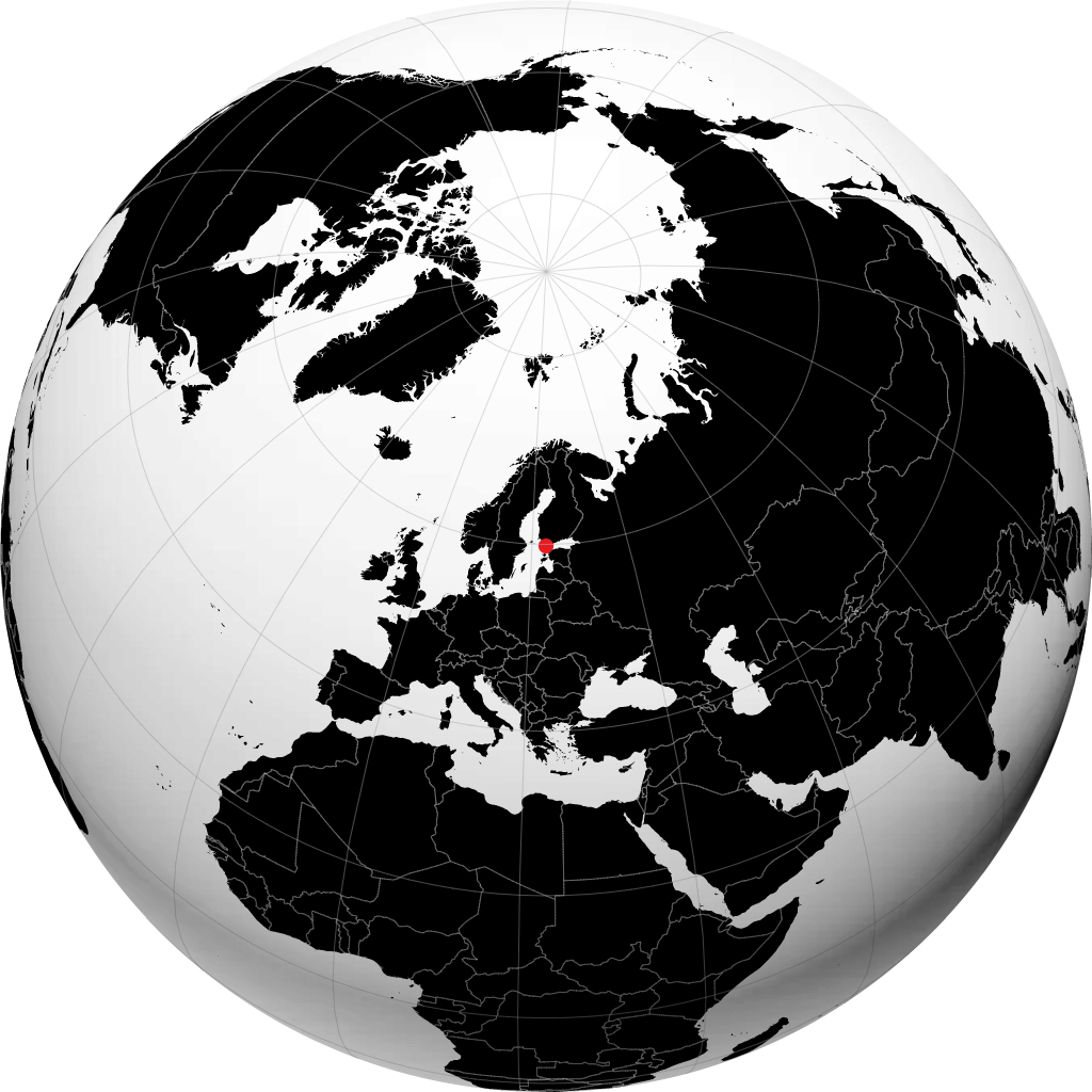 Hanko sur le globe