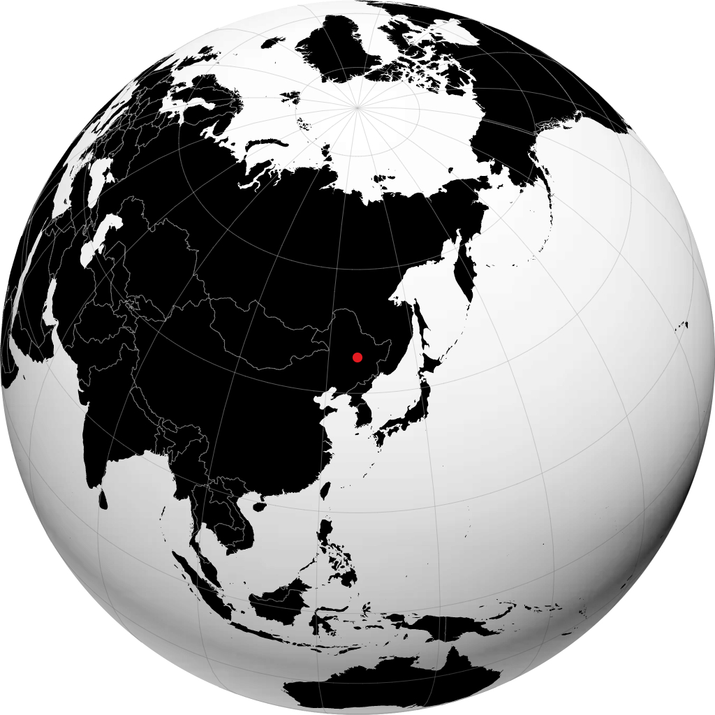 Harbin sur le globe