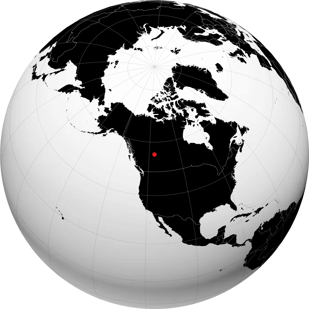 High Prairie sur le globe