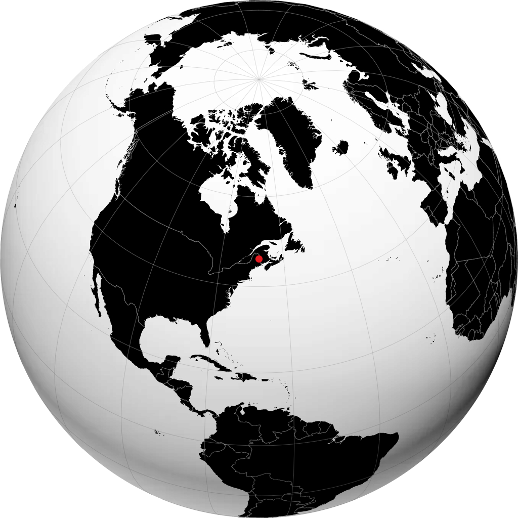 Houlton sur le globe