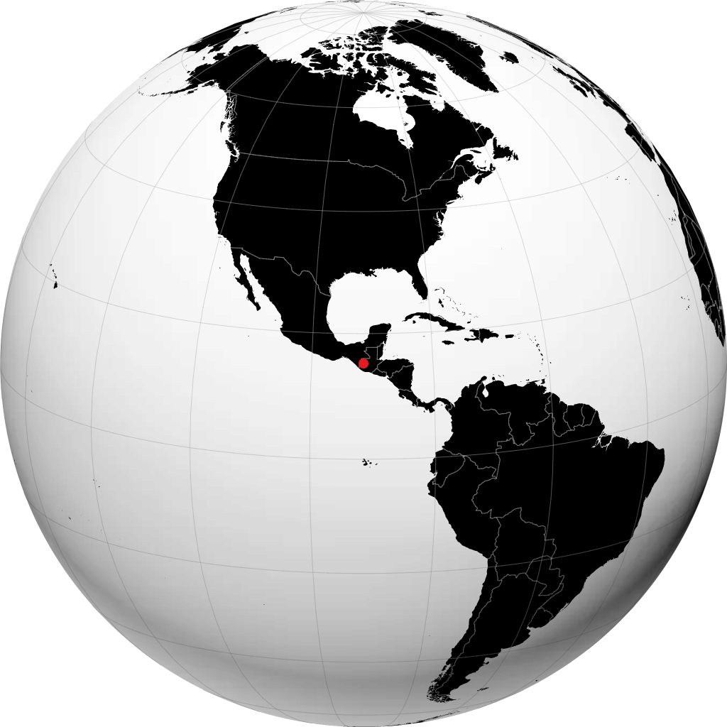 Huehuetenango sur le globe