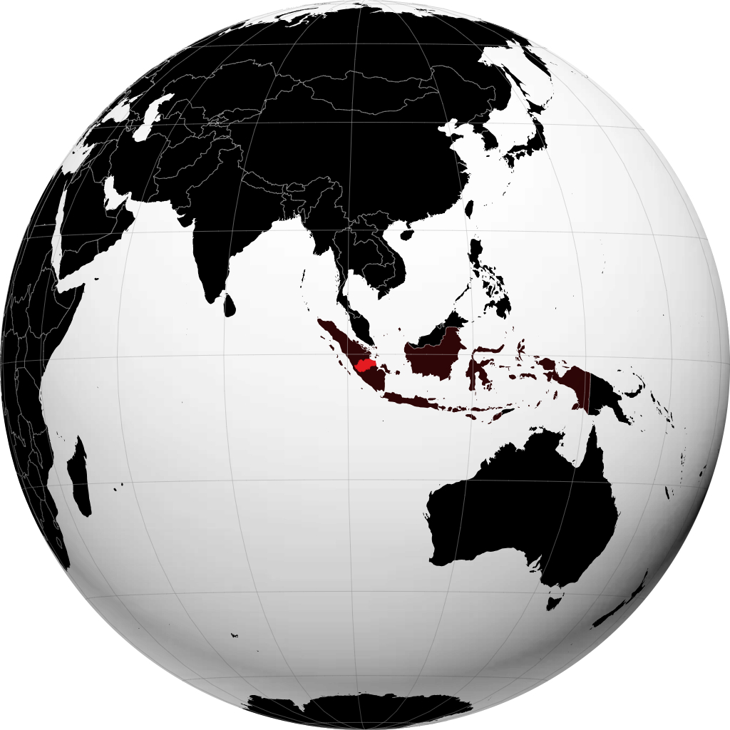 Province de Jambi sur le globe