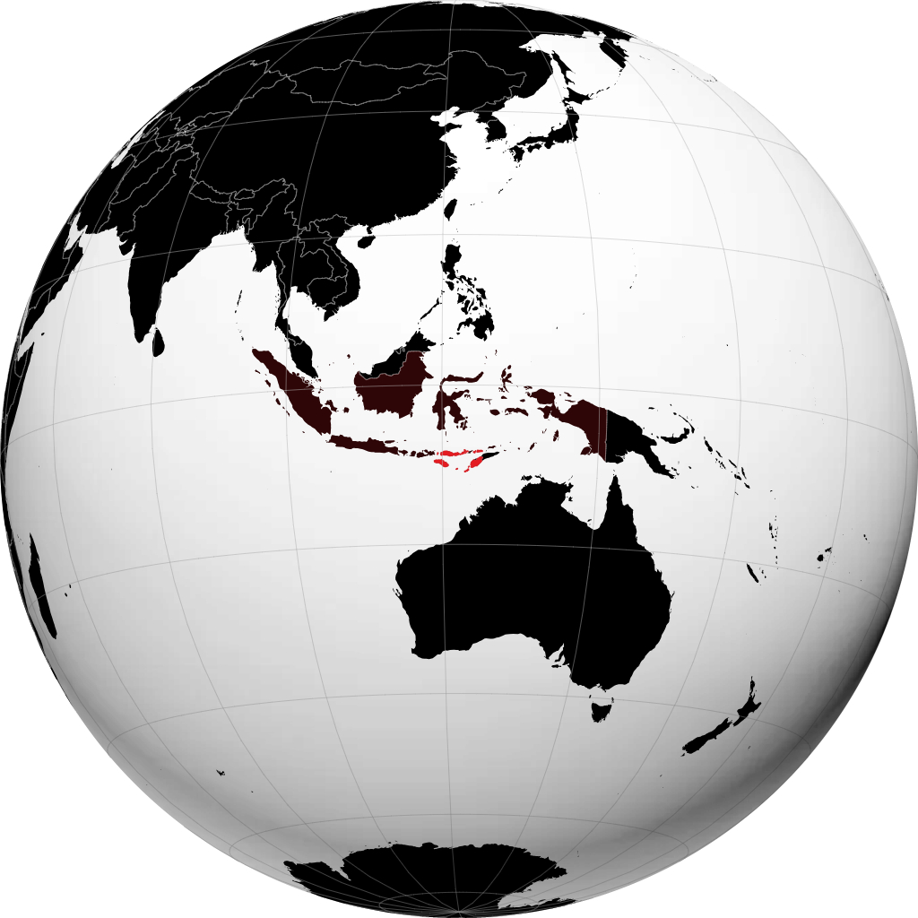 Province de Nusa Tenggara oriental sur le globe