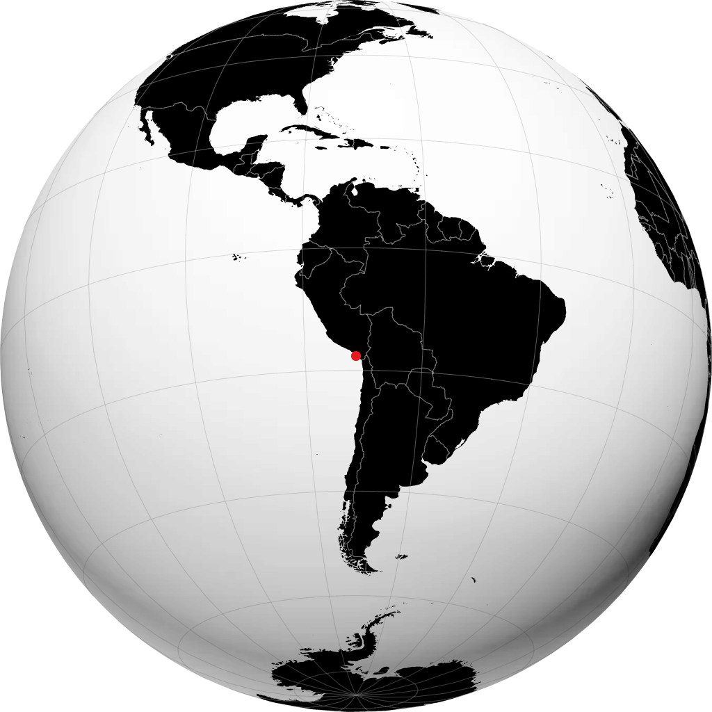 Ilo sur le globe
