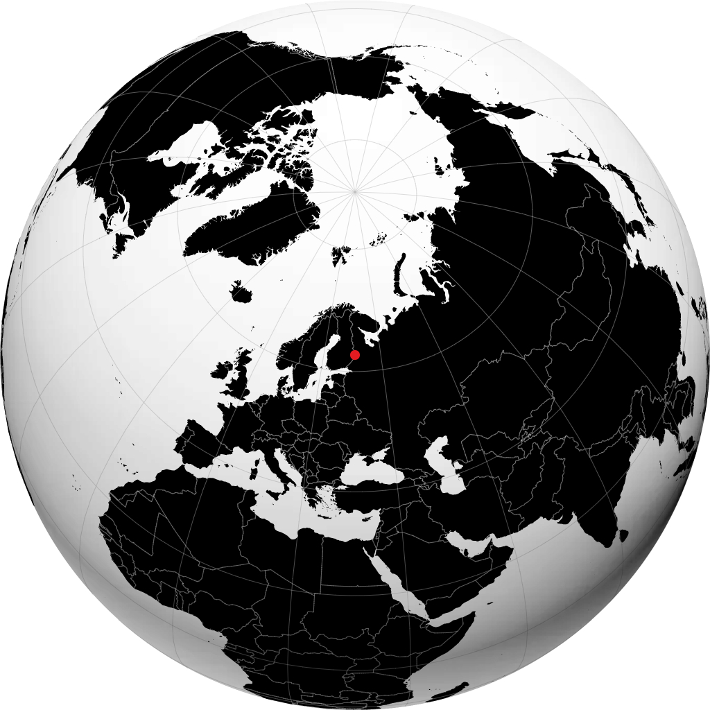 Ilomantsi sur le globe