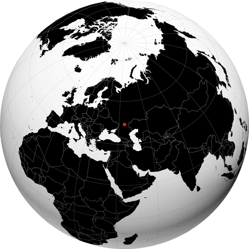 Ilovlya sur le globe