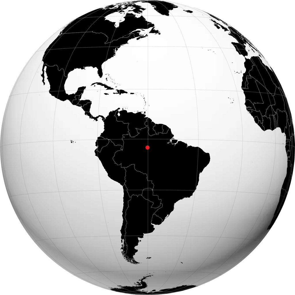 Iranduba sur le globe