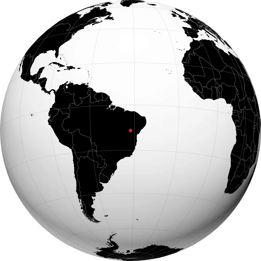 Irece sur le globe