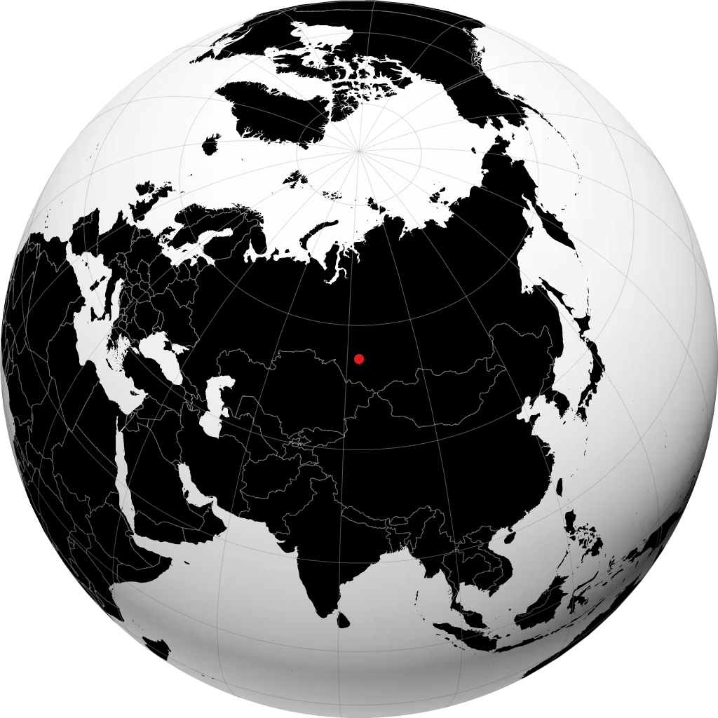 Iskitim sur le globe