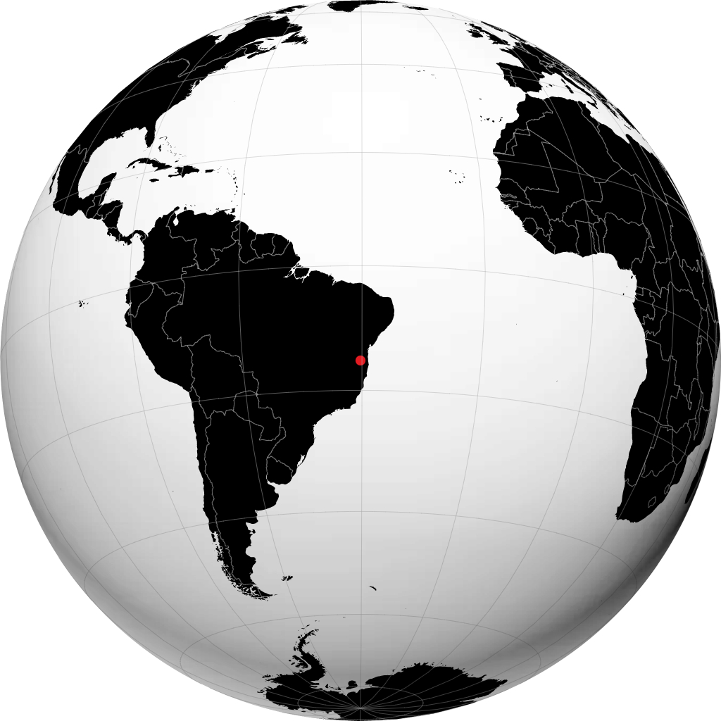 Itapetinga sur le globe