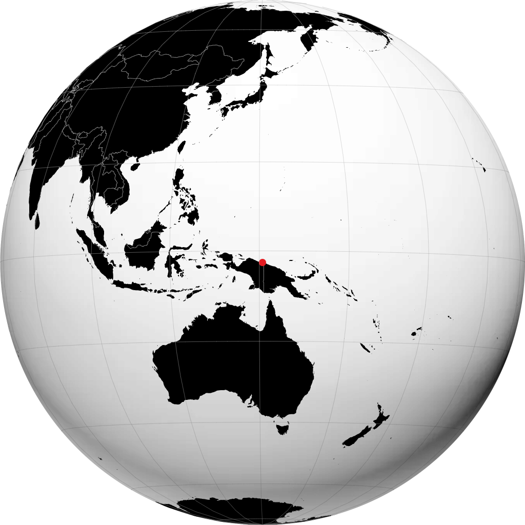 Jayapura sur le globe