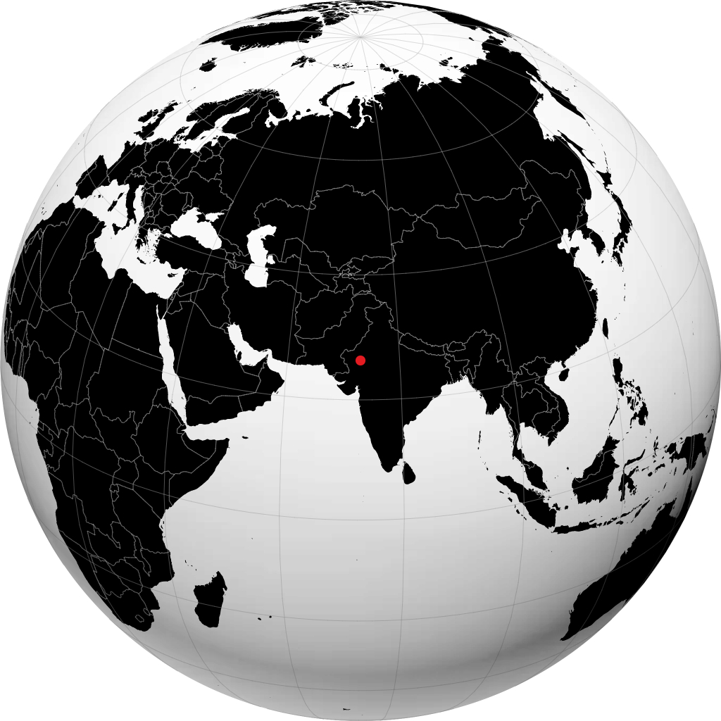 Jodhpur sur le globe