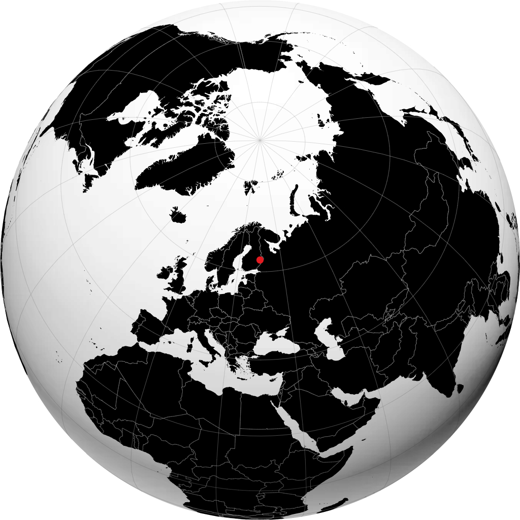 Joensuu sur le globe