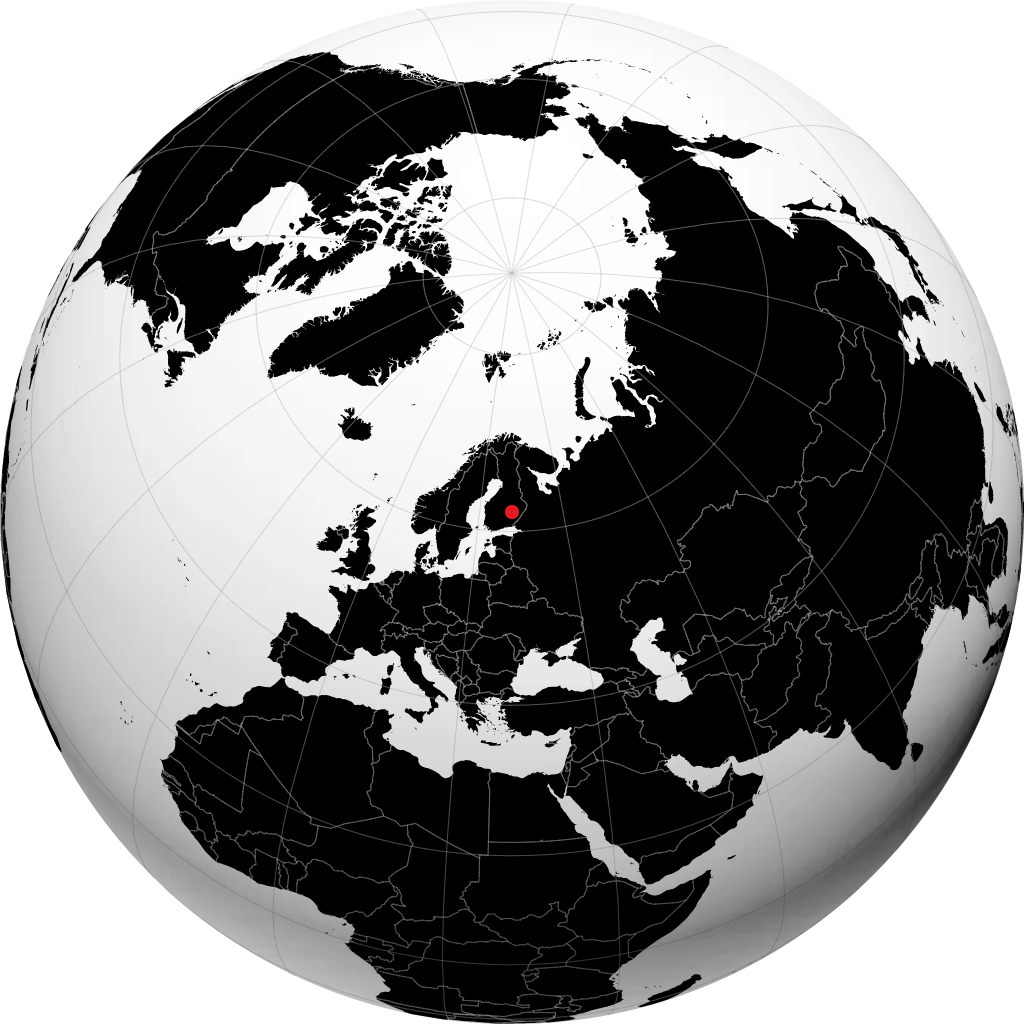 Joroinen sur le globe