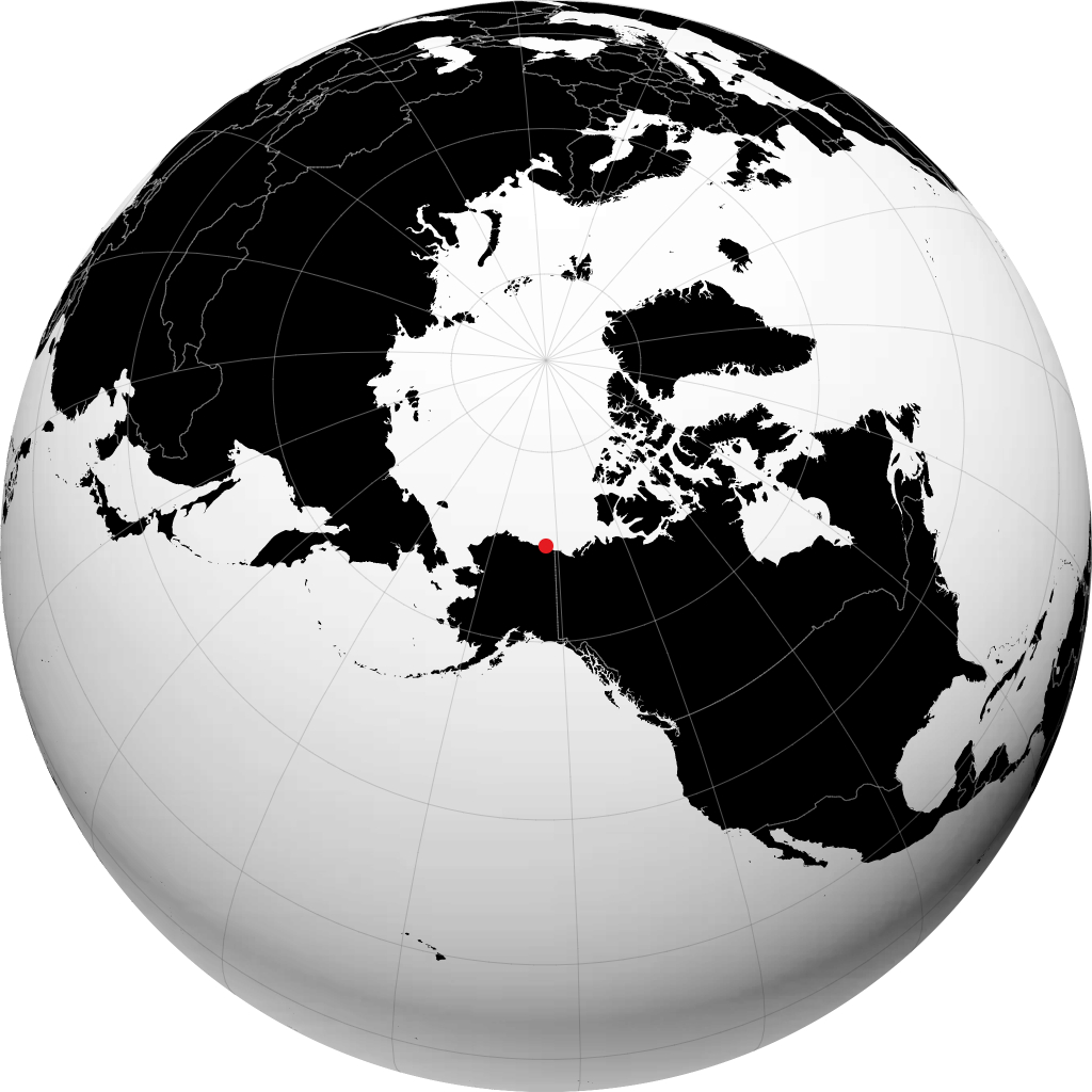 Kaktovik sur le globe