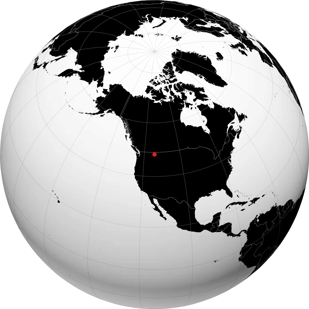 Kalispell sur le globe