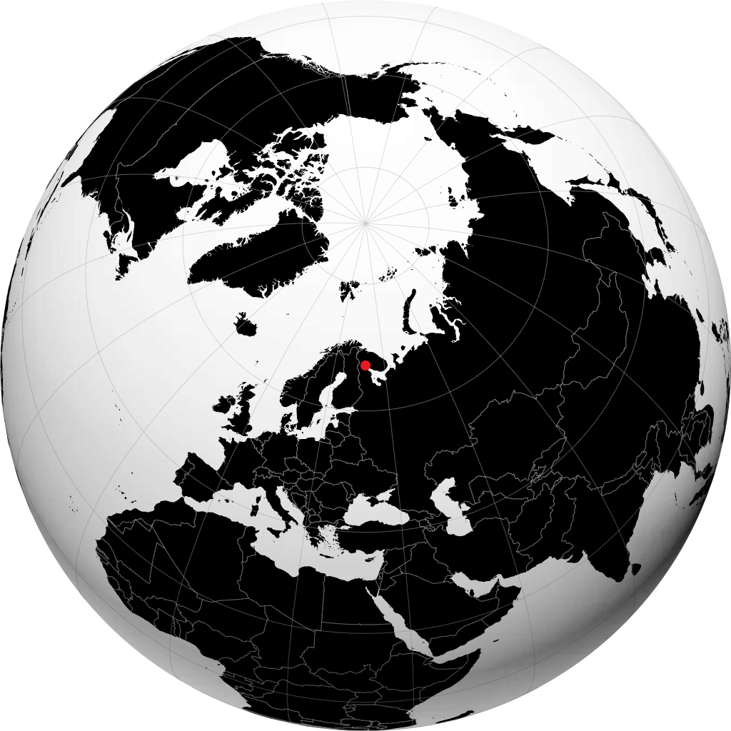 Kandalaksha sur le globe